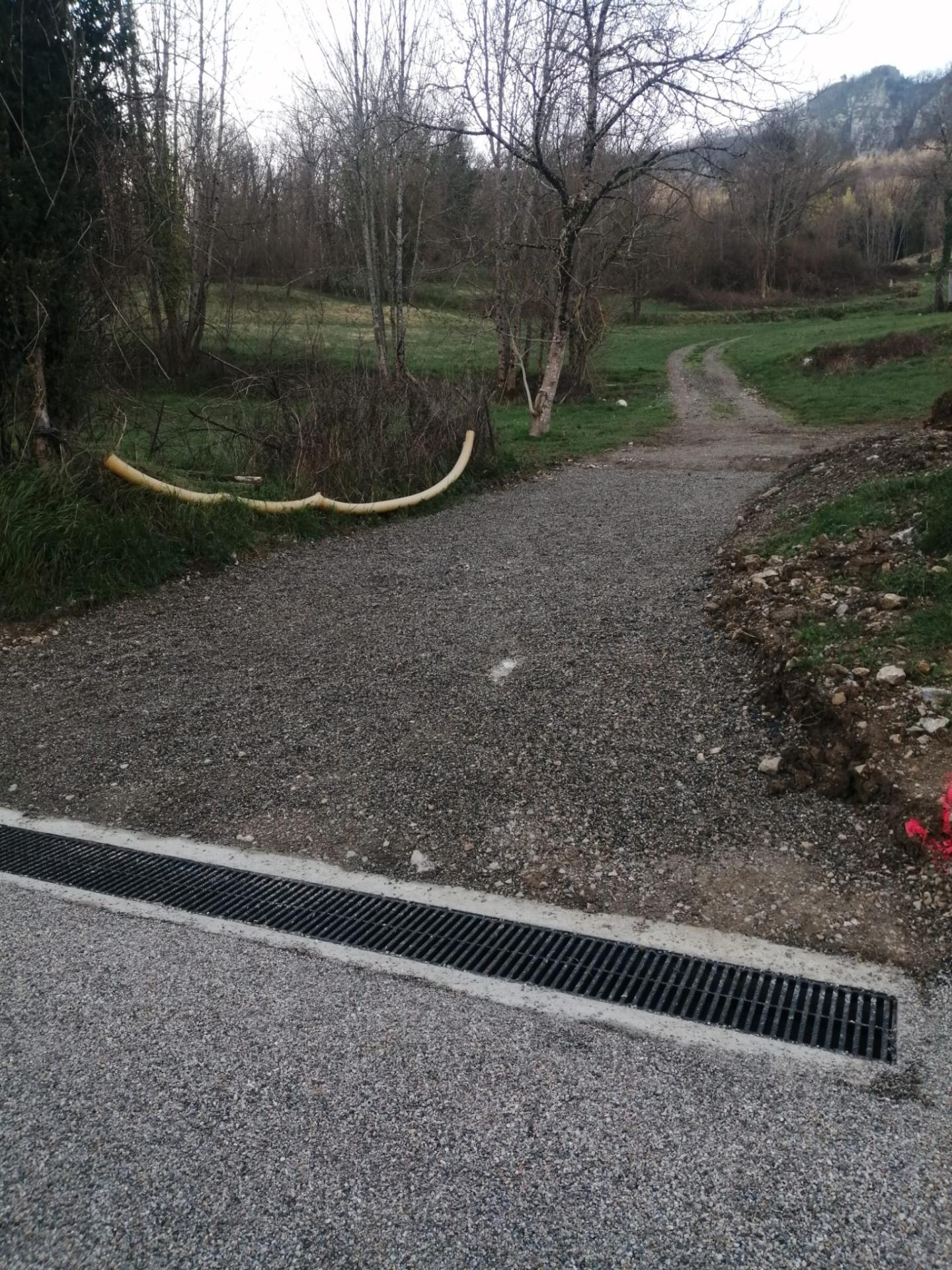 Chemin après travaux