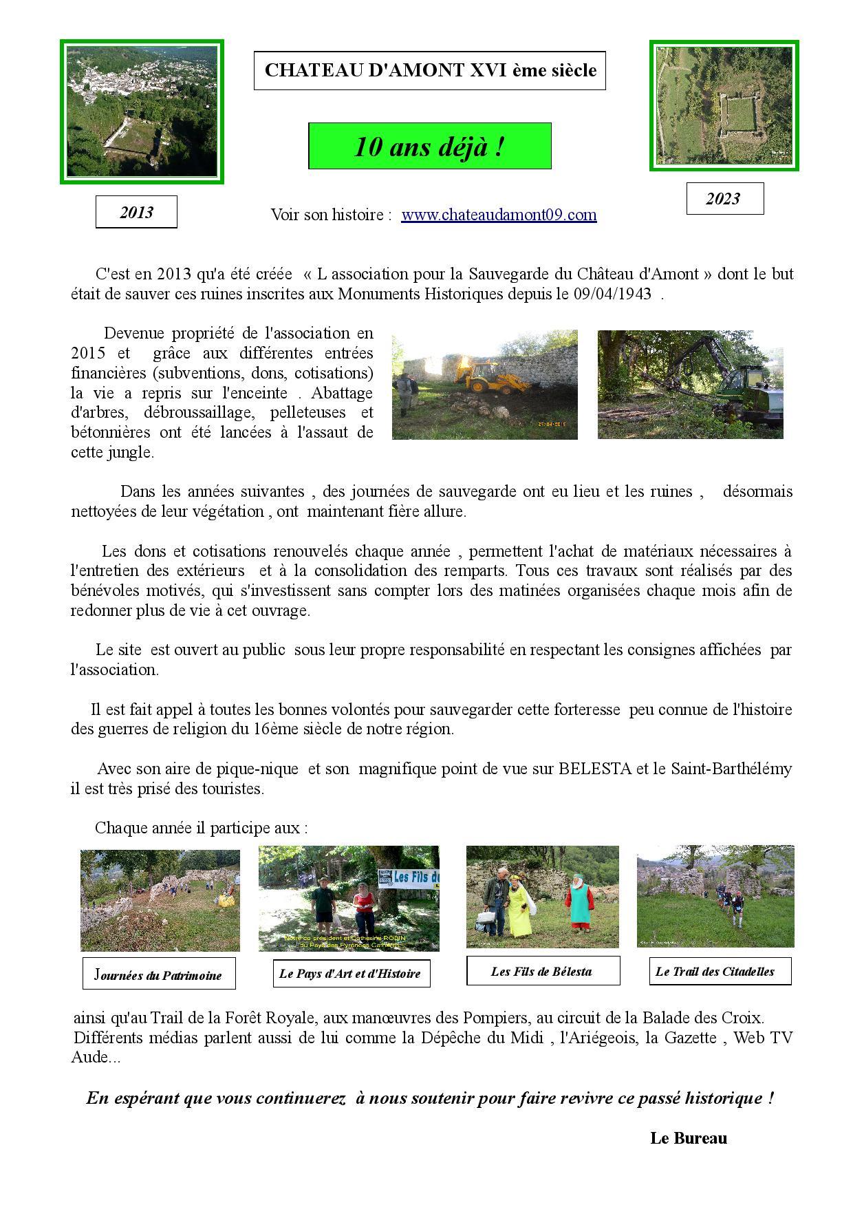 Les premiers bénévoles
