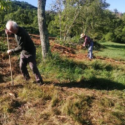 Yves etJean-Pierre finissent le boulot
